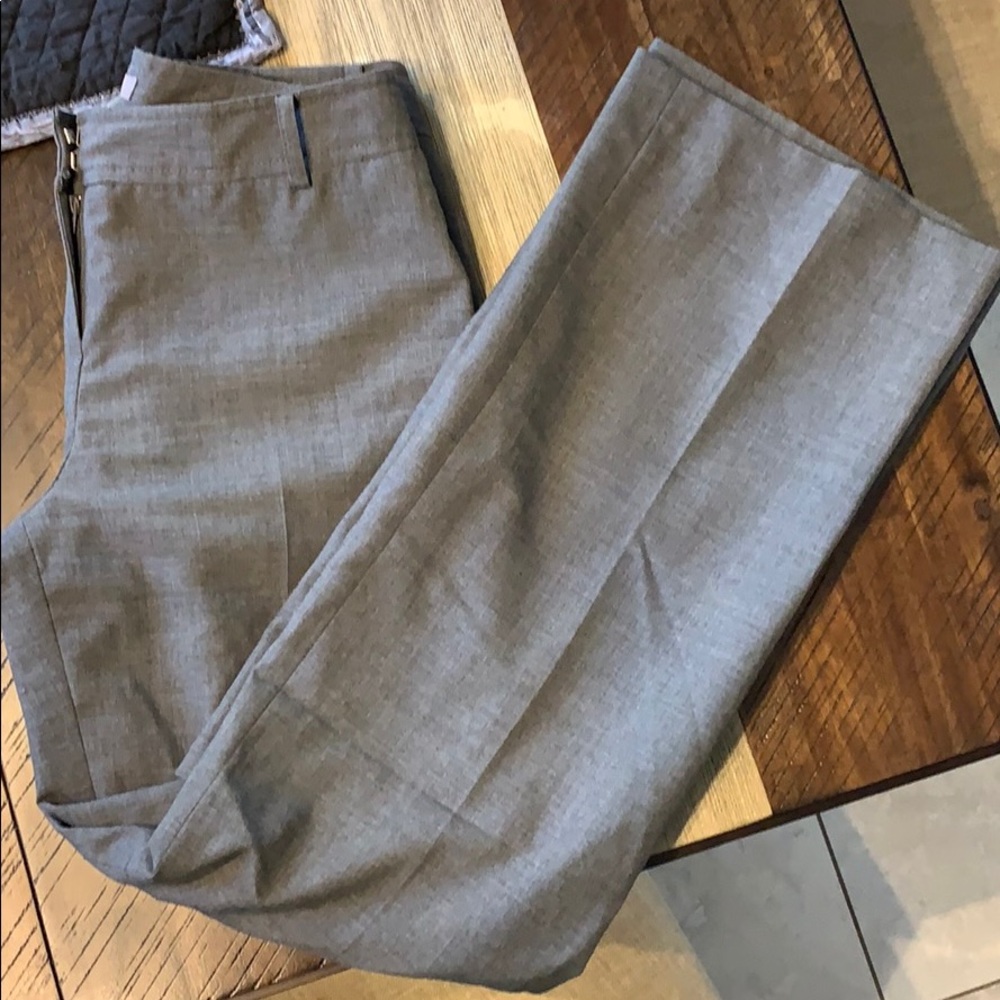 Ann Taylor Gray Office Pants